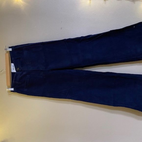 Rolla's Eastcoast Flare in Blue Corduroy - Picture 2 of 4